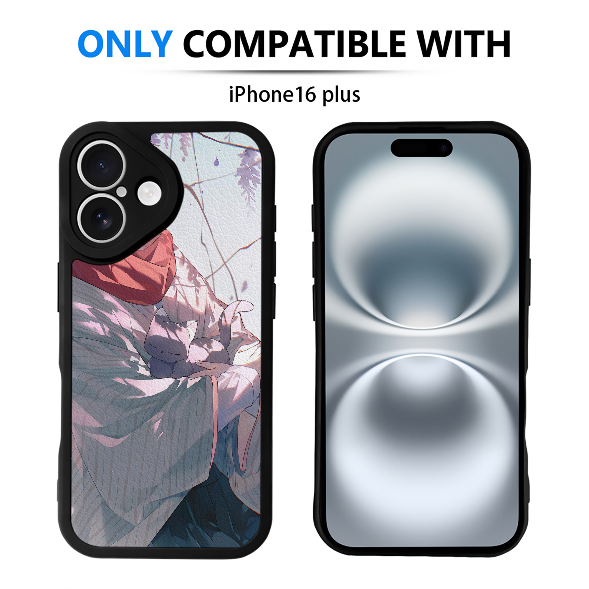 （画像用） 文豪ストレイドッグス Bungo Stray Dogs 【iPhone 16シリーズ対応】シリコンスマホケース（レザー調） 材質：シリコン